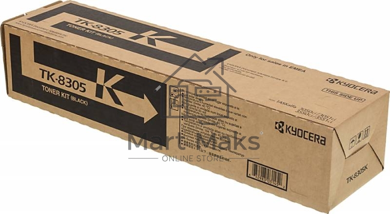 Картридж лазерный Kyocera TK-8305K (1T02LK0NL0/1T02LK0NL1/1T02LK0NLC) черный для TASKalfa 3050ci/3550ci 25000 стр.