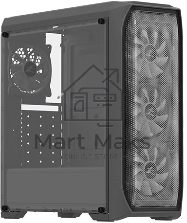 Компьютерный корпус ZALMAN N5 MF, ATX, BLACK, WINDOW, 1x5.25