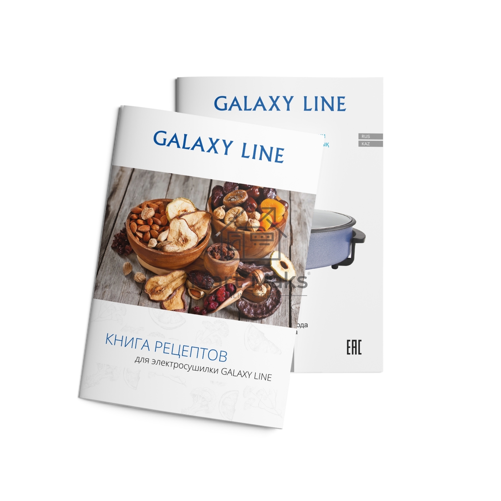 Электросковорода Galaxy Line GL 2664, синий, 1700 Вт, 8 л