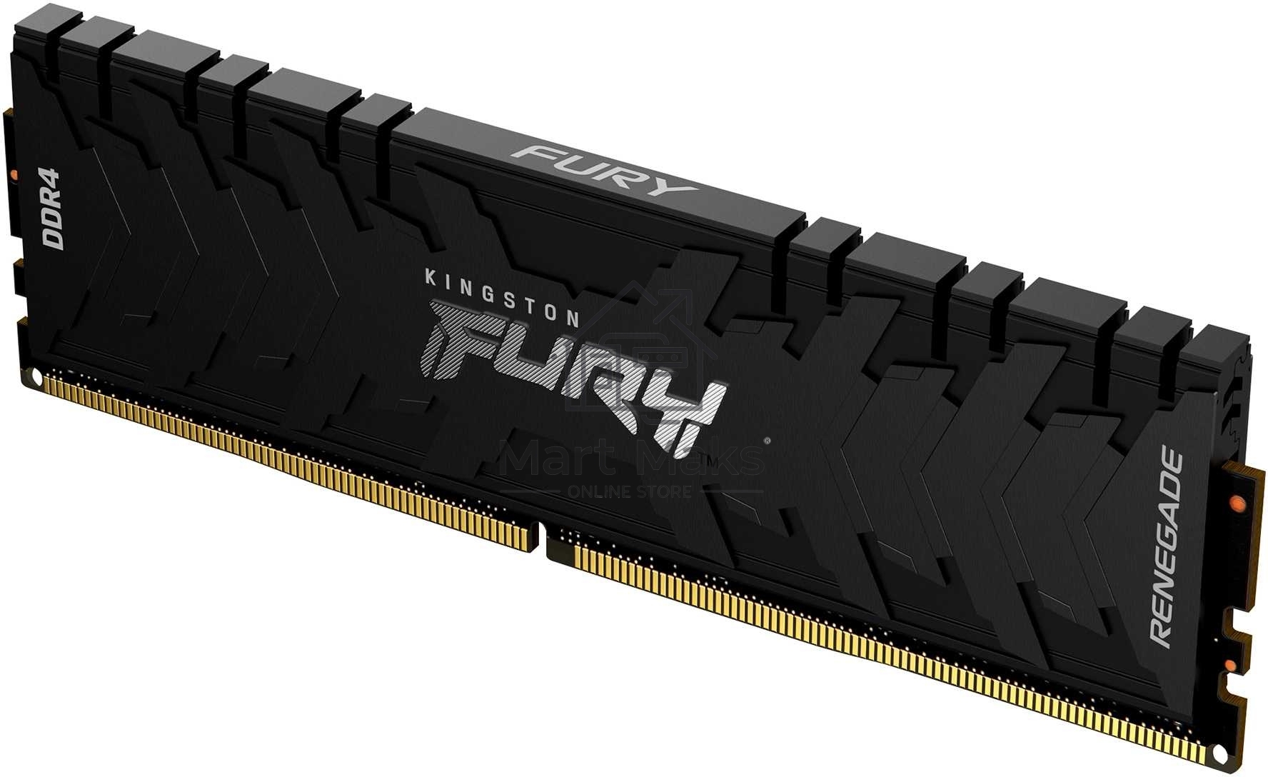 Оперативная память Kingston Fury Renegade, DDR4, 8GB (1x8GB), 3600MHz, CL16, DIMM, с радиатором, черный