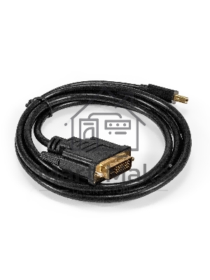 Кабель miniDisplayPort-DVI ExeGate EX-CC-mDPM-DVIM-1.8 (mini20M/25M, 1,8м)