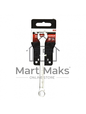 Ключ комбинированный Matrix (10 мм) СrV матовый хром