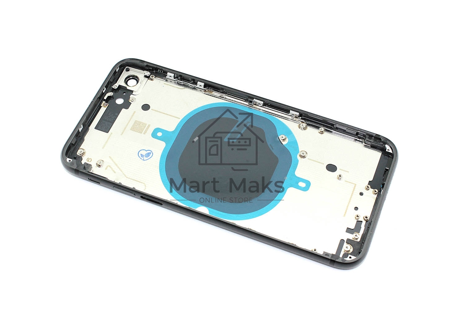 Задняя крышка (корпус) в сборе с рамкой для Apple iPhone 8 черный