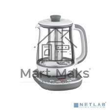 Чайник электрический Tefal BJ551B10 1.5 л, 1430 Вт, белый/серый