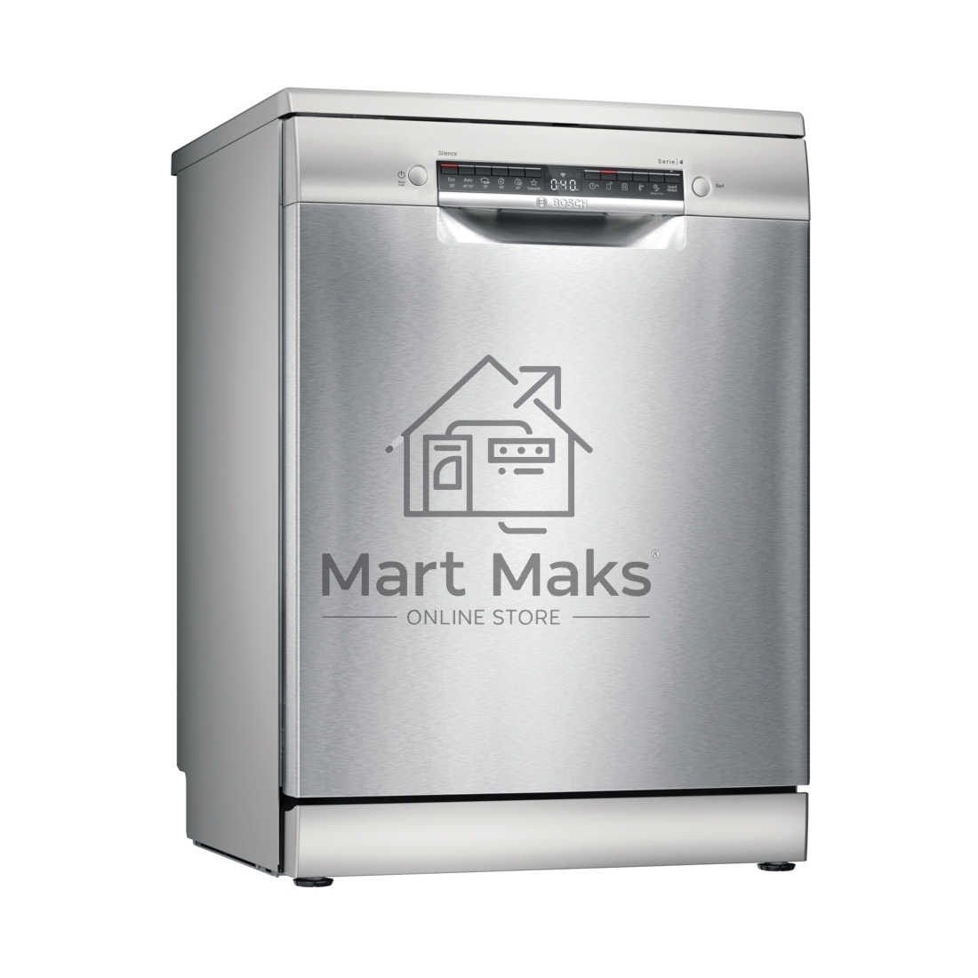 Посудомоечная машина Bosch SMS4IMI62Q, нержавеющая сталь, 60 см, 13 компл., 50 дБ, класс A++
