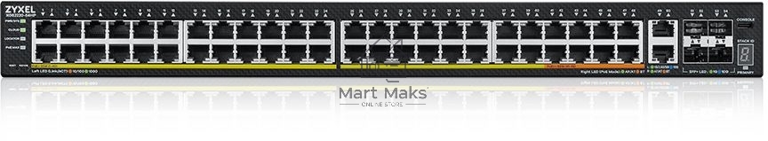 Коммутатор L3 Access Zyxel NebulaFlex Pro XGS2220-54FP, rack 19