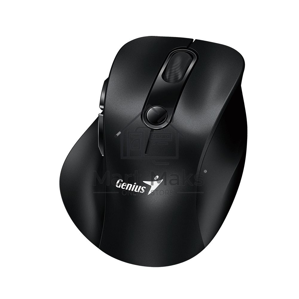 Мышь беспроводная Genius Ergo 9000S черный, 2400 dpi, радиоканал, Bluetooth, USB, кнопки - 6