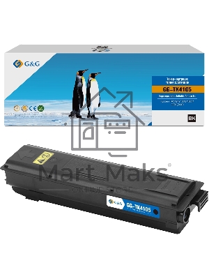 Картридж лазерный G&G GG-TK4105 TK-4105 черный (15000стр.) для Kyocera TASKalfa 1800/1801/2200/2201