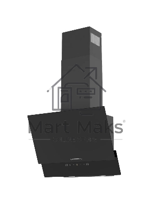 Вытяжка наклонная Kuppersberg F 603 B черный, 60 см, 1300 куб. м/ч, 53 дБ