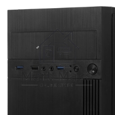 Компьютерный корпус Miditower ExeGate EX290190RUS AA-442U2-AA500 (ATX, AA500 8 см, 1хUSB+2хUSB 3.0, аудио, черный)