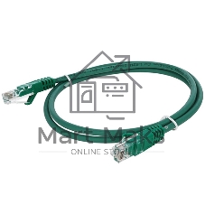 Патч-корд Suprlan 10-0157 UTP RJ-45 вил.-вилка RJ-45 cat.5e 1м зеленый LSZH 24AWG