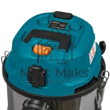 Строительный пылесос Bort BSS-1640-STORM синий, 270/1600 Вт, уборка сухая/влажная, пылесборник мешок/контейнер, 40 л