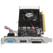 Видеокарта AFOX GT610 1Gb LP DDR3 64BIT DVI HDMI VGA SINGLE FAN RTL