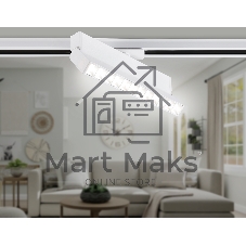 Трековый однофазный светодиодный светильник Ambrella light GL6816 WH белый LED 12W 4200K 24° 230*22*87