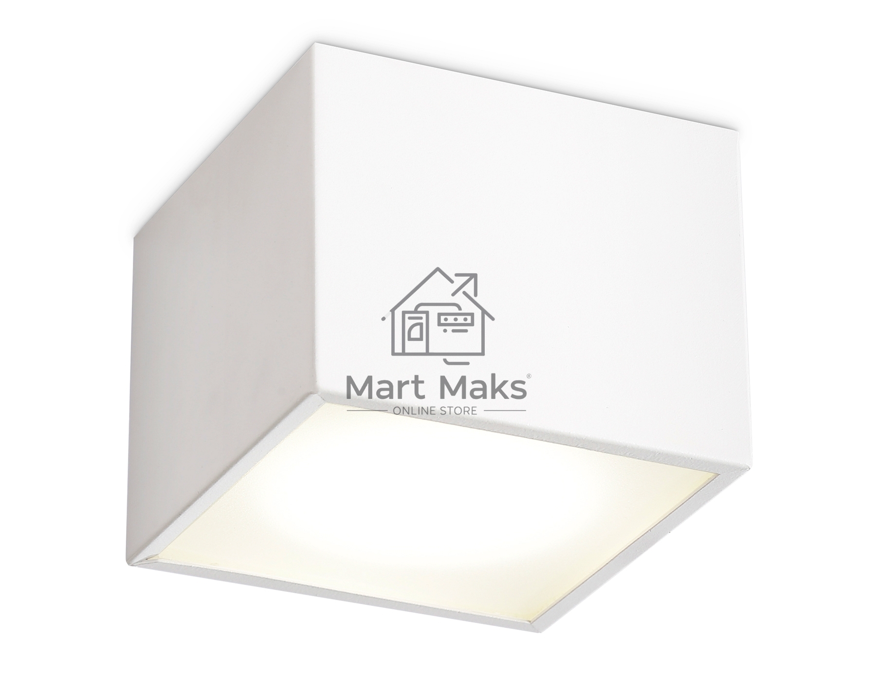 Светильник Ambrella light TN6530 WH белый IP44 GX53 100*100*80