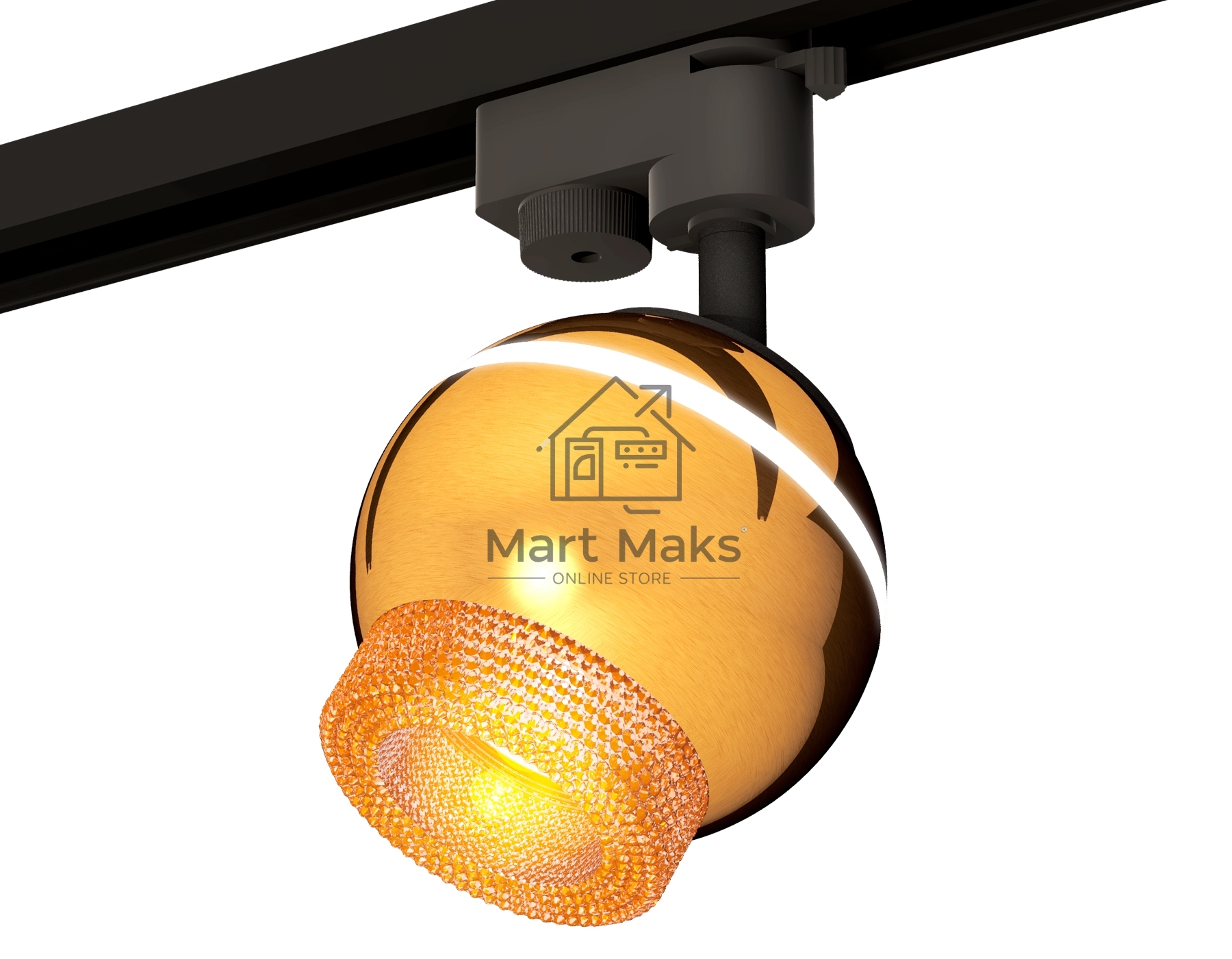 Светильник Ambrella light XT1105002 PYG/SBK/CF золото желтое полированное/черный песок/кофе MR16 GU5.3 LED 3W 4200K