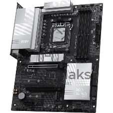Материнская плата MSI PRO X870E-S EVO WIFI, AM5, AMD X870E, 4xDDR5 (до 256 ГБ), 4xSATA, 3xM.2 (1xPCIe 5.0, 2xPCIe 4.0), 1xPCIe 5.0 x16, 1xPCIe 4.0 x16, 1xPCIe x1, 1xHDMI, 1x5Gb LAN, Wi-Fi 7, Bluetooth 5.4, 1xUSB-C 40Gbps (USB4), 1xUSB-C 20Gbps, 2xUSB-A 10Gbps, 2xUSB-A 5Gbps, 4xUSB-A 2.0, 3x3.5 мм, 7.1, чёрный, ATX