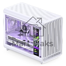 Корпус без блока питания JONSBO D33, Mini-Tower, TG, no fan, 2xUSB-A 3.0 + 1xUSB-C 3.2, mATX, mITX White