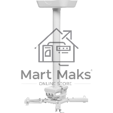 Кронштейн для проектора Cactus CS-PROF021M-WT белый макс.35кг потолочный поворот и наклон