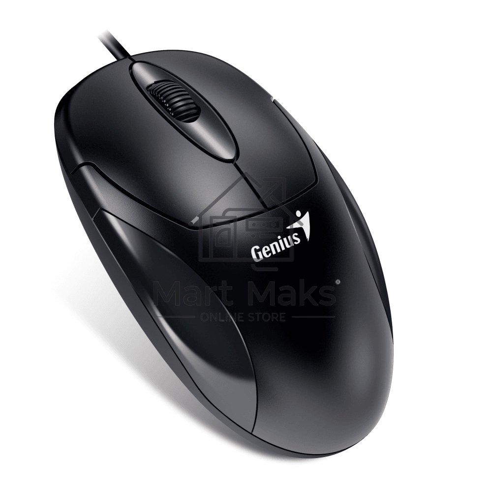 Мышь проводная Genius XScroll V3 черный, 1000 dpi, USB, кнопки - 3