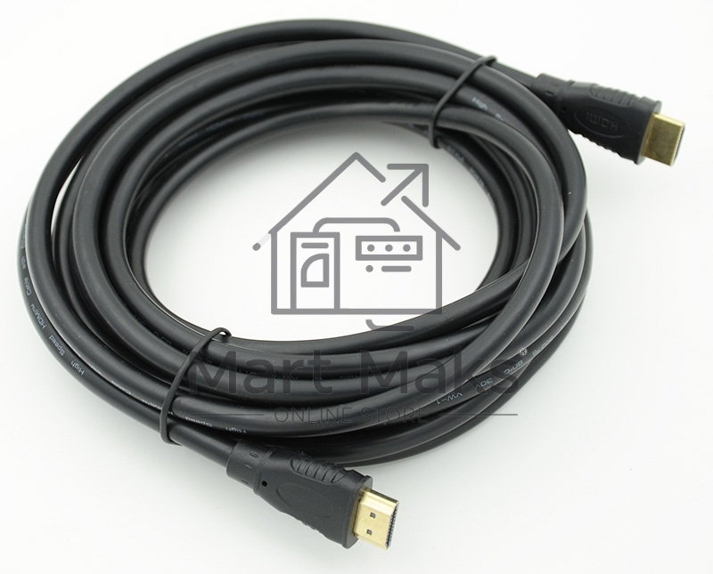 Кабель аудио-видео Behpex HDMI (m)/HDMI (m) 5м. черный ver1.4