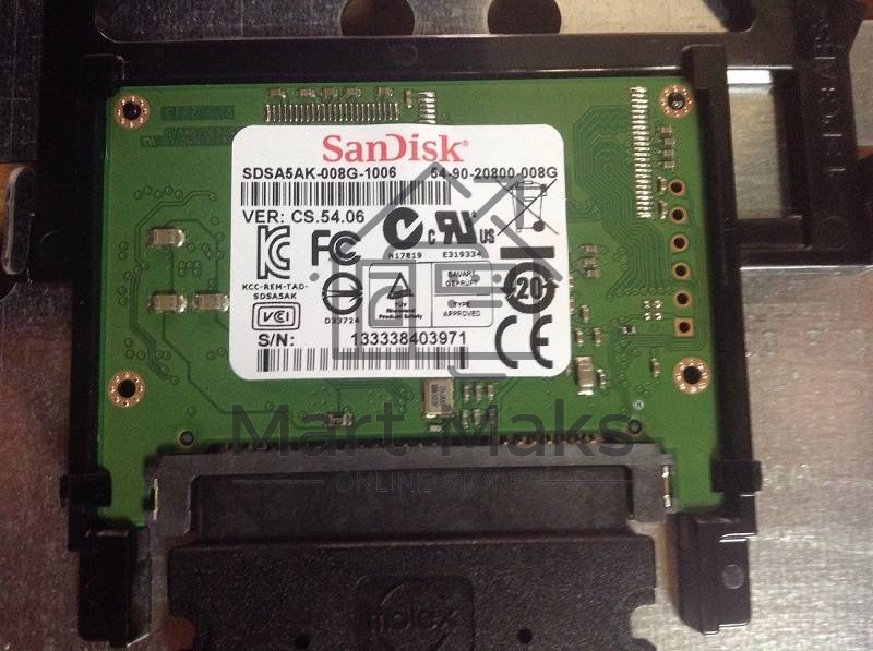 Жесткий диск 8Gb SSD HP LJ M601/M602/M603 (CE988-67907) OEM