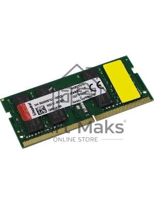 Оперативная память Kingston ValueRAM, DDR4, 16GB (1x16GB), 3200MHz, CL22, SO-DIMM
