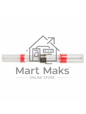 Соединитель термоусаживаемый под пайку Rexant L-40 мм 0.5-1.5 мм² (ПК-т 1.5) красный