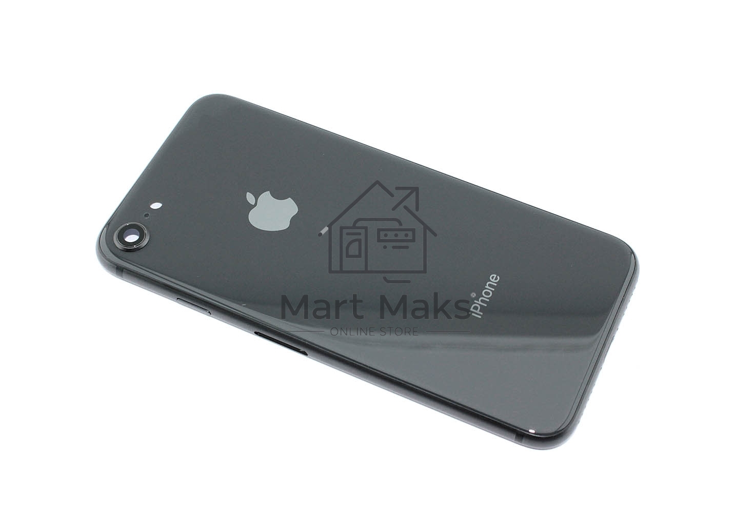 Задняя крышка (корпус) в сборе с рамкой для Apple iPhone 8 черный