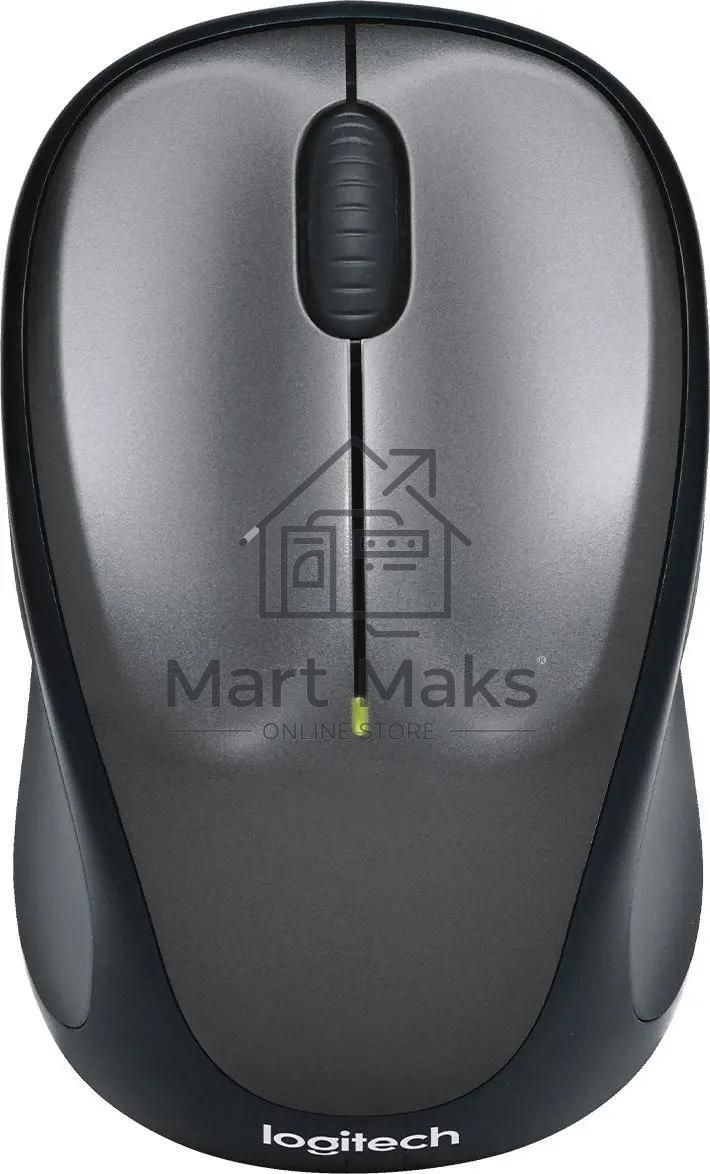 Мышь беспроводная Logitech M235 серый/черный, 1000 dpi, радиоканал, USB, кнопки - 3