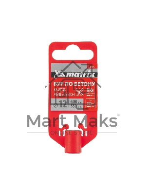 Бур по бетону Matrix, 12 x 600 мм, SDS PLUS c крестовой пластиной