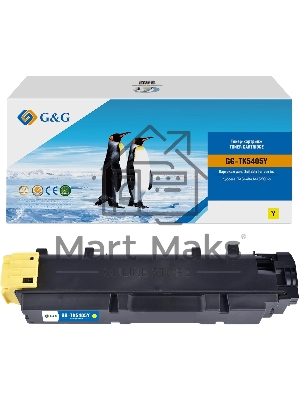 Картридж лазерный G&G GG-TK5405Y (TK-5405 Y) желтый (10000 стр.) для Kyocera TASKalfa MA3500ci