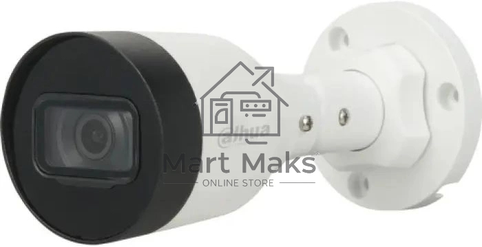 Уличная цилиндрическая IP-видеокамера Dahua DH-IPC-HFW1439SP-A-LED-0280B-S4, Full-color 4Мп, 1/3” CMOS, объектив 2.8мм, LED-подсветка до 30м, IP67, корпус: металл