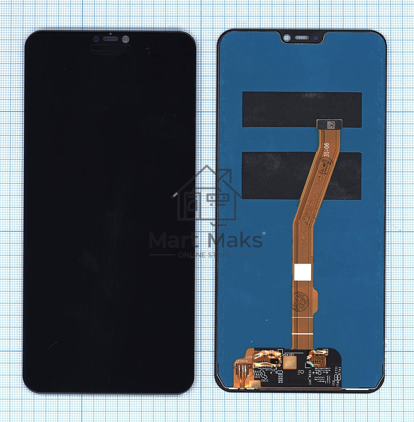 Дисплей для Vivo Y85 черный