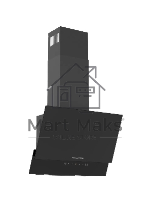 Вытяжка наклонная Kuppersberg F 603 B черный, 60 см, 1300 куб. м/ч, 53 дБ