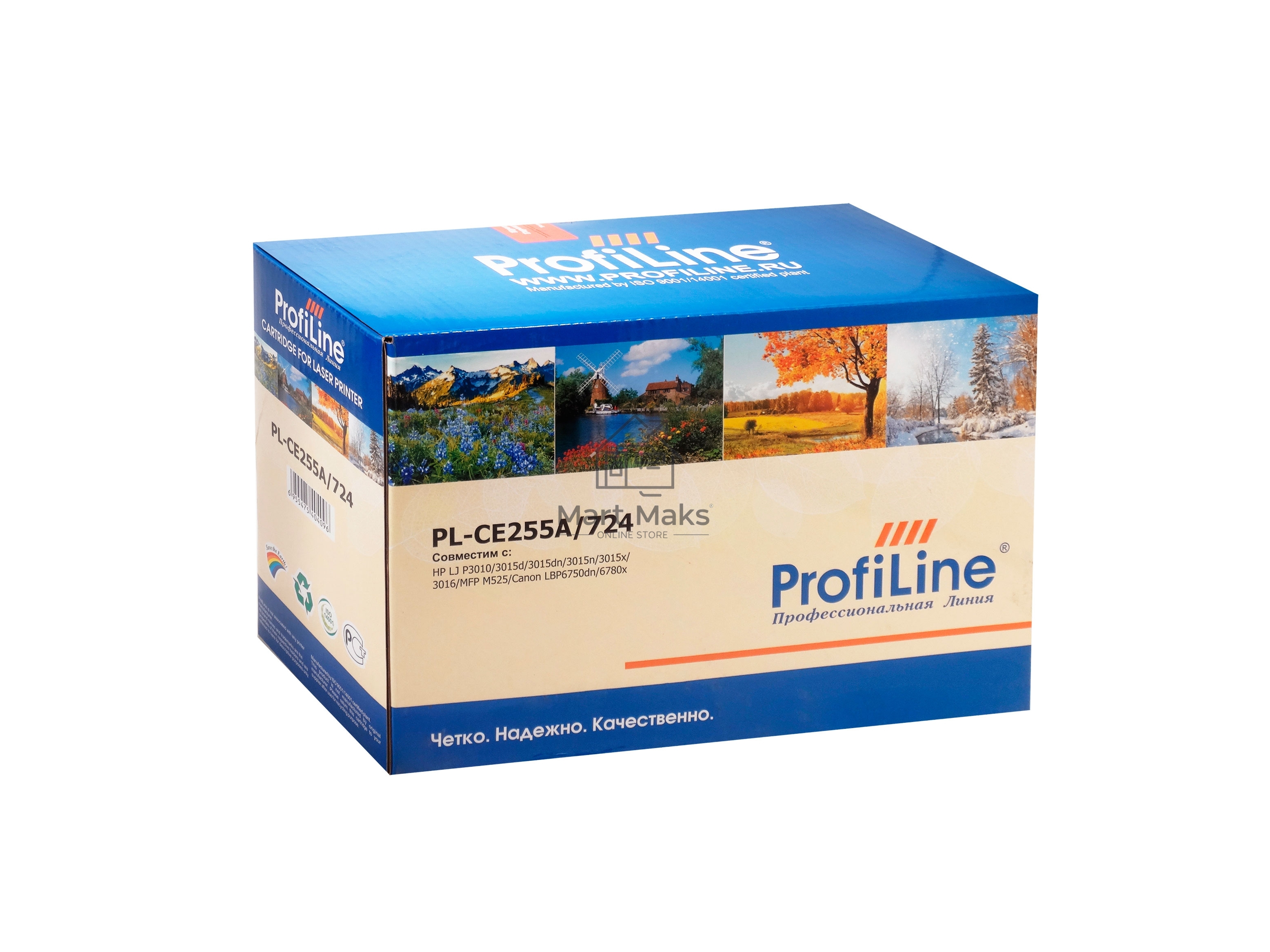 Картридж лазерный ProfiLine PL-CE255A/724 для принтеров HP LJ P3010/3015d/3015dn/3015n/3015x/3016/MFP M525/Canon LBP6750dn/6780x 6000 копий