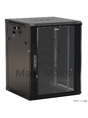 Монтажный шкаф Hyperline TWB-0945-GP-RAL9004 Шкаф настенный 19-дюймовый (19