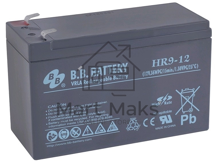 Батарея B.B.Battery HR 9-12 (12V 9Ah)