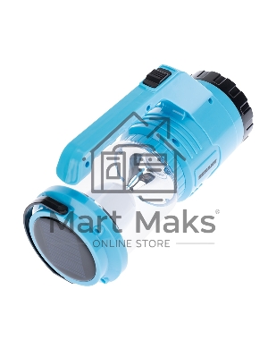 Фонарь туристический/поисковый/кемпинговый с Powerbank, аккумулятор, головной + боковой свет, солнечная батарея. Индикатор зарядки (выносное зарядное