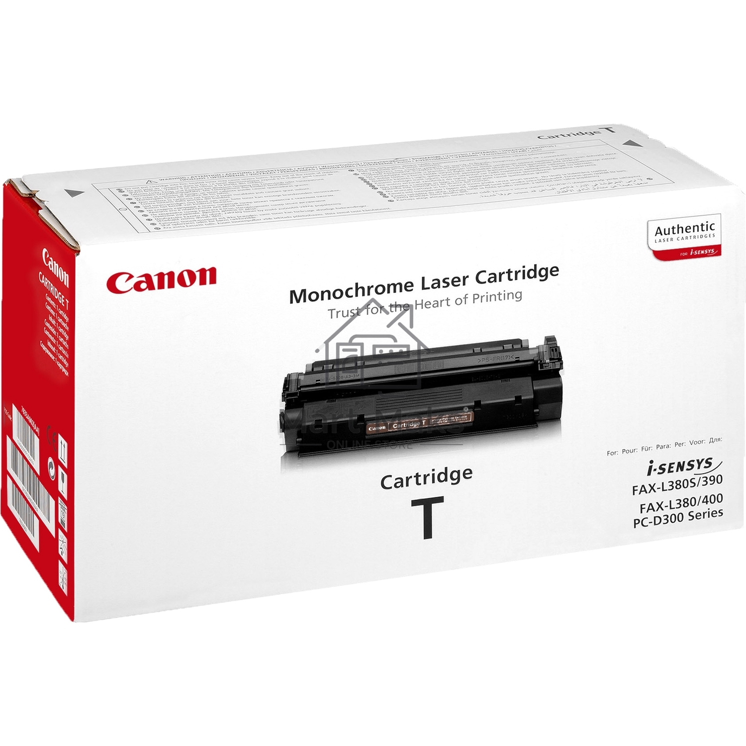 Картридж лазерный Canon Cartridge T (7833A002) черный для PC-D320/340/420/FAX-L400 3500 стр.