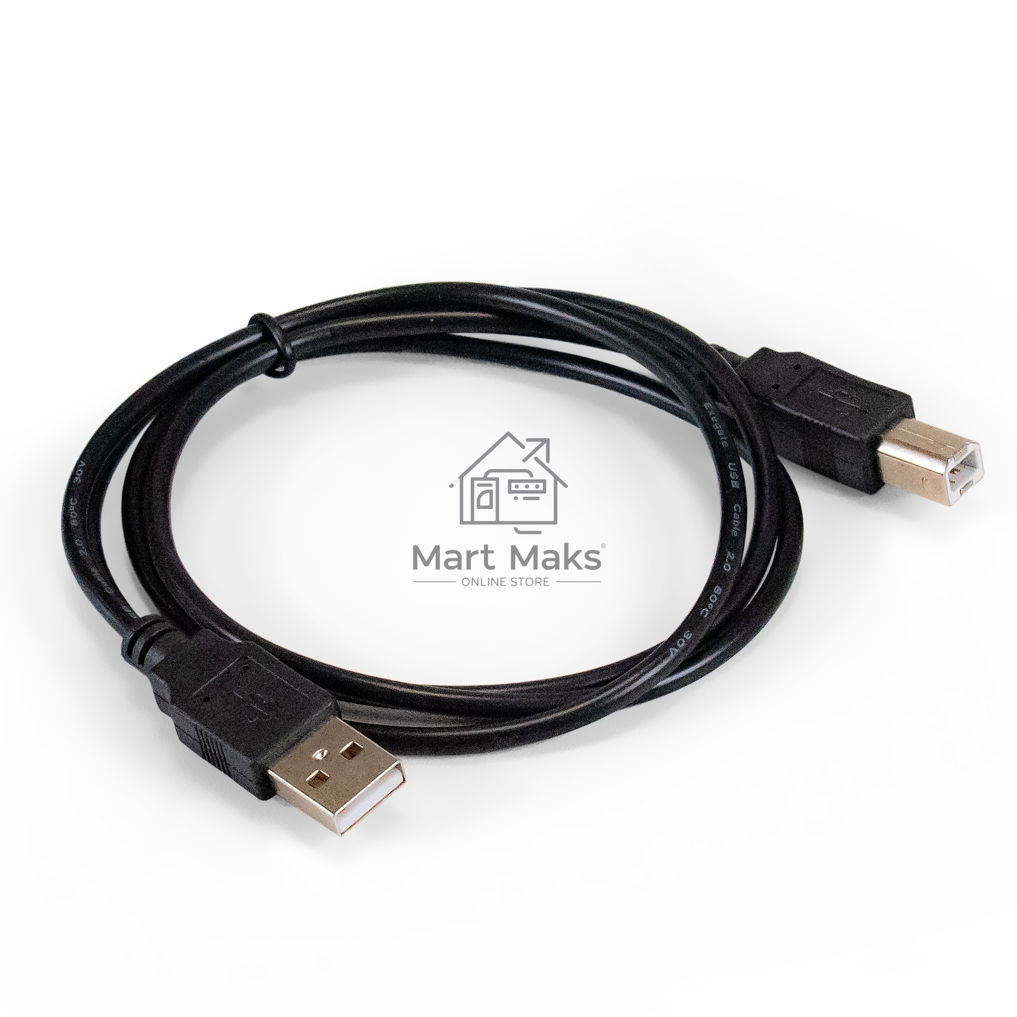Кабель USB 2.0 ExeGate EX-CC-USB2-AMBM-1.0 (Am/Bm, 1,0м)