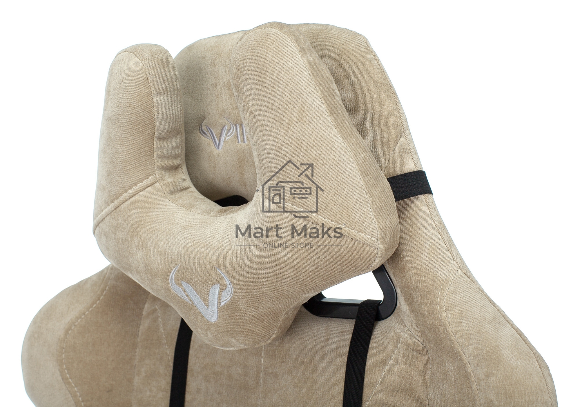 Кресло игровое Бюрократ VIKING KNIGHT LT21 FABRIC песочный крестовина металл/пластик