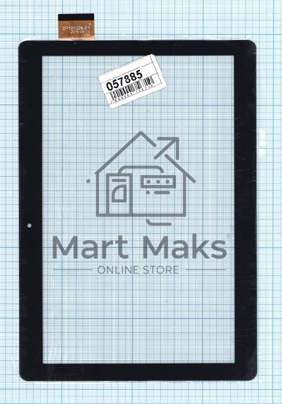 Сенсорное стекло (тачскрин) для Digma CITI 1510 DP101226-F1, черное