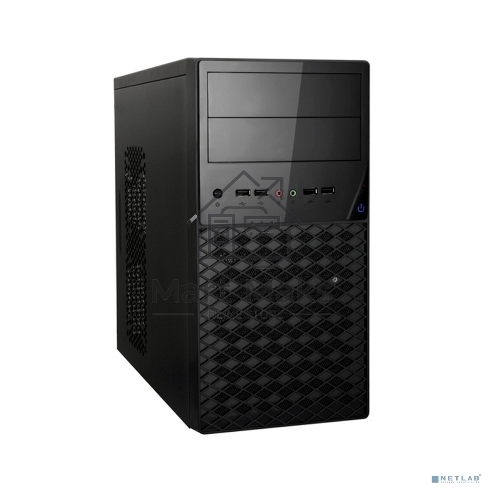 Компьютерный корпус Exegate EX284032RUS Minitower BA-203U Black, mATX, <без БП>, 2*USB+1*USB3.0, Audio