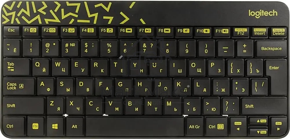 Клавиатура + мышь Logitech Wireless Desktop MK240 Nano Black Retail Combo