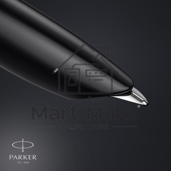 Ручка перьевая Parker 51 Core (CW2123491) Black CT F сталь нержавеющая, подарочная коробка