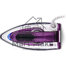 Утюг дорожный Vitek VT-8305 белый/фиолетовый, 1000 Вт, 30 г/мин, 45 г/мин, 70 мл