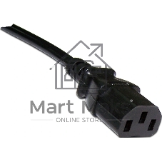 Шнур питания Lanmaster LAN-PP13/SHA-10-BK C13-Schuko проводник.:3x0.75мм2 10м 220В 10А черный
