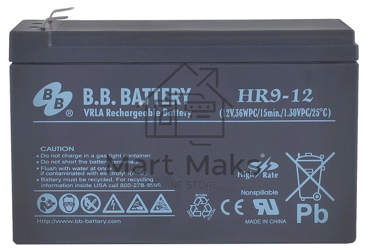 Батарея B.B.Battery HR 9-12 (12V 9Ah)