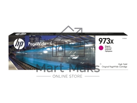 Картридж струйный HP 973X, HP PageWide, пурпурный